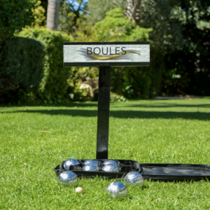 Rental lawn games boules