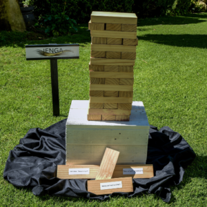 Drinking Game Giant Jenga rental game outdoor lawn game cape town